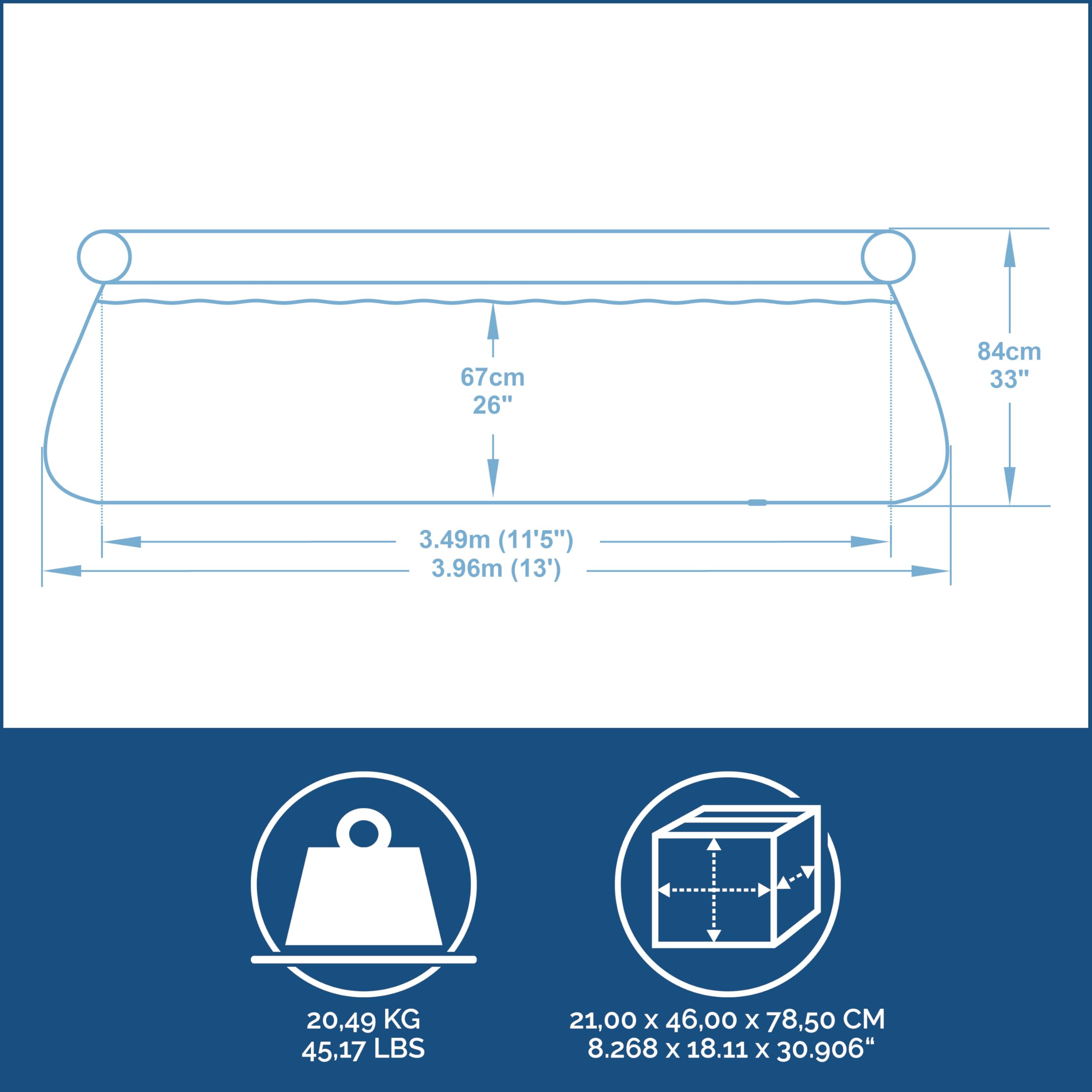 Bestway® Fast Set™ Aufstellpool-Set mit Filterpumpe Ø 396 x 84 cm, Rattan-Optik (Schiefergrau), rund