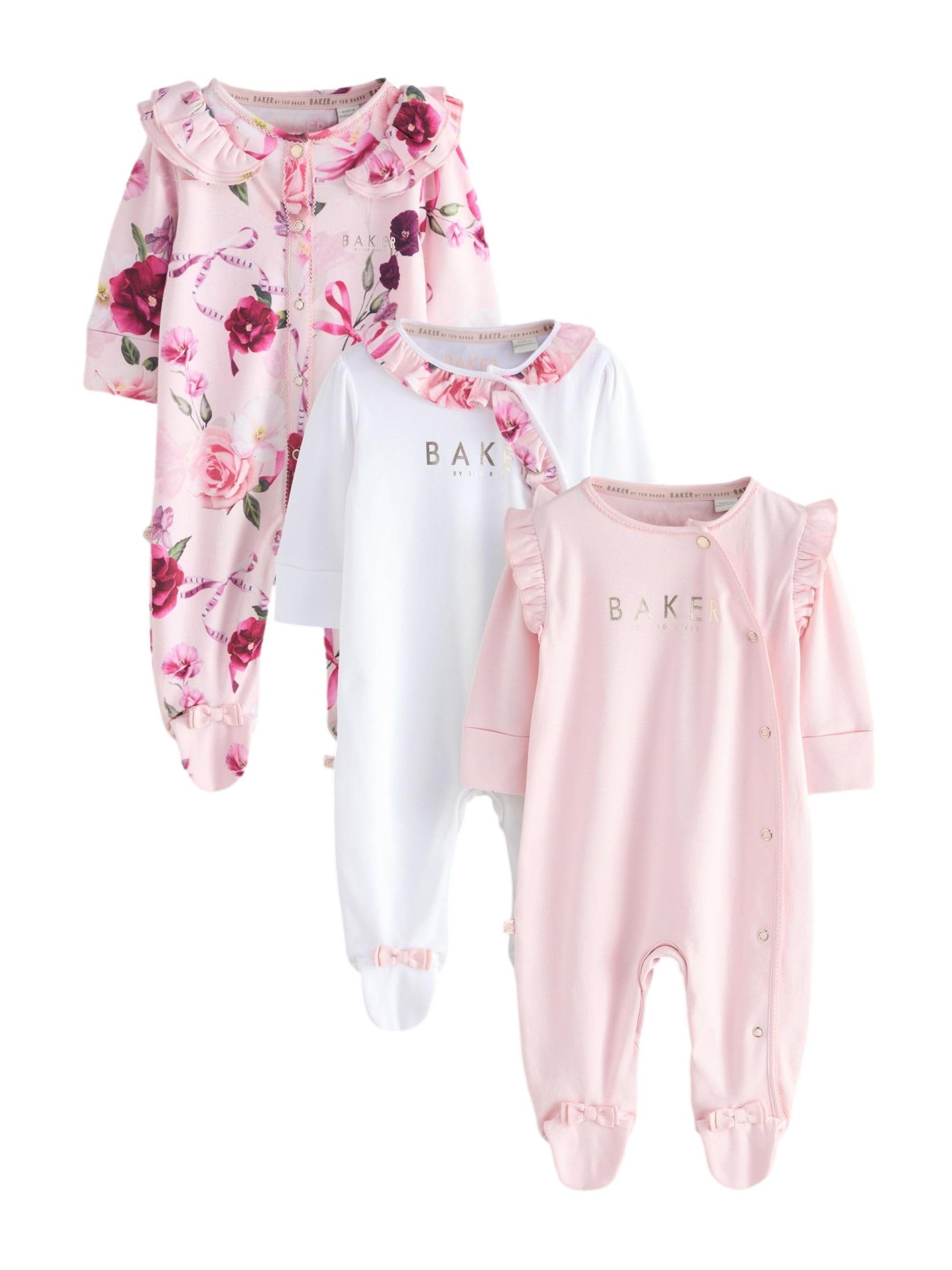 Bébé Fille Lot de 3 Dors-Bien