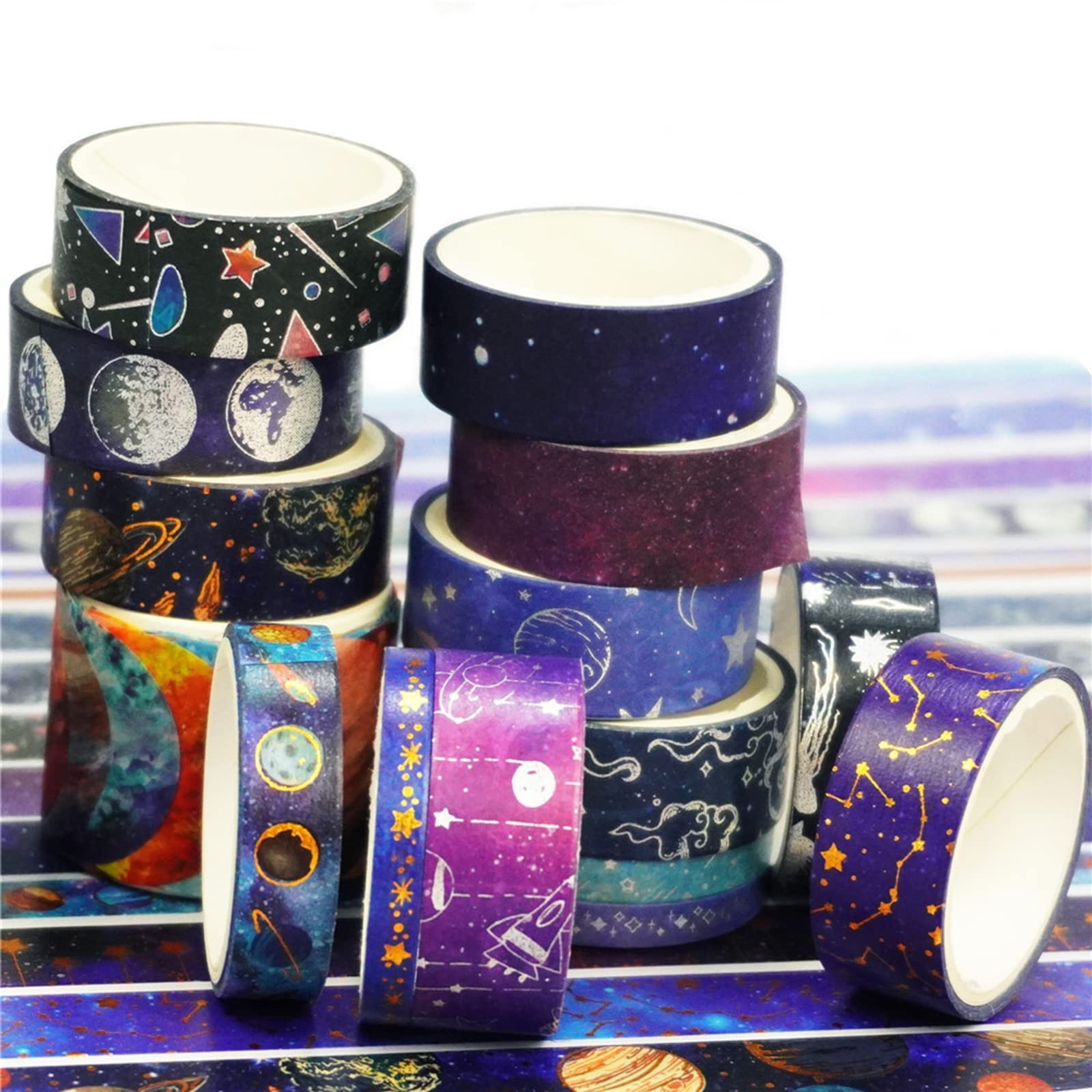 38 Rolek Zestawu Upominkowego Slim Washi Tape, TaśMa MaskująCa Dla Dzieci I DorosłYch, Klej Dekoracyjny Do Majsterkowania, Pakowanie PrezentóW, MateriałY Do Scrapbookingu