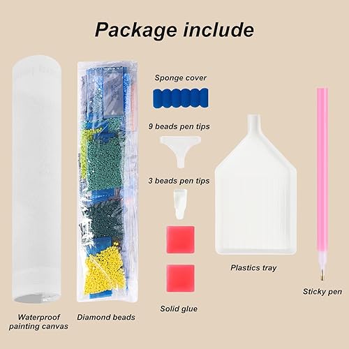 Miniatura 5 de Kits de pintura de diamantes coloridos 5D para adultos, árbol, colibrí, flor, loro, arte de diamantes camaleón, arte de diamantes de bricolaje con