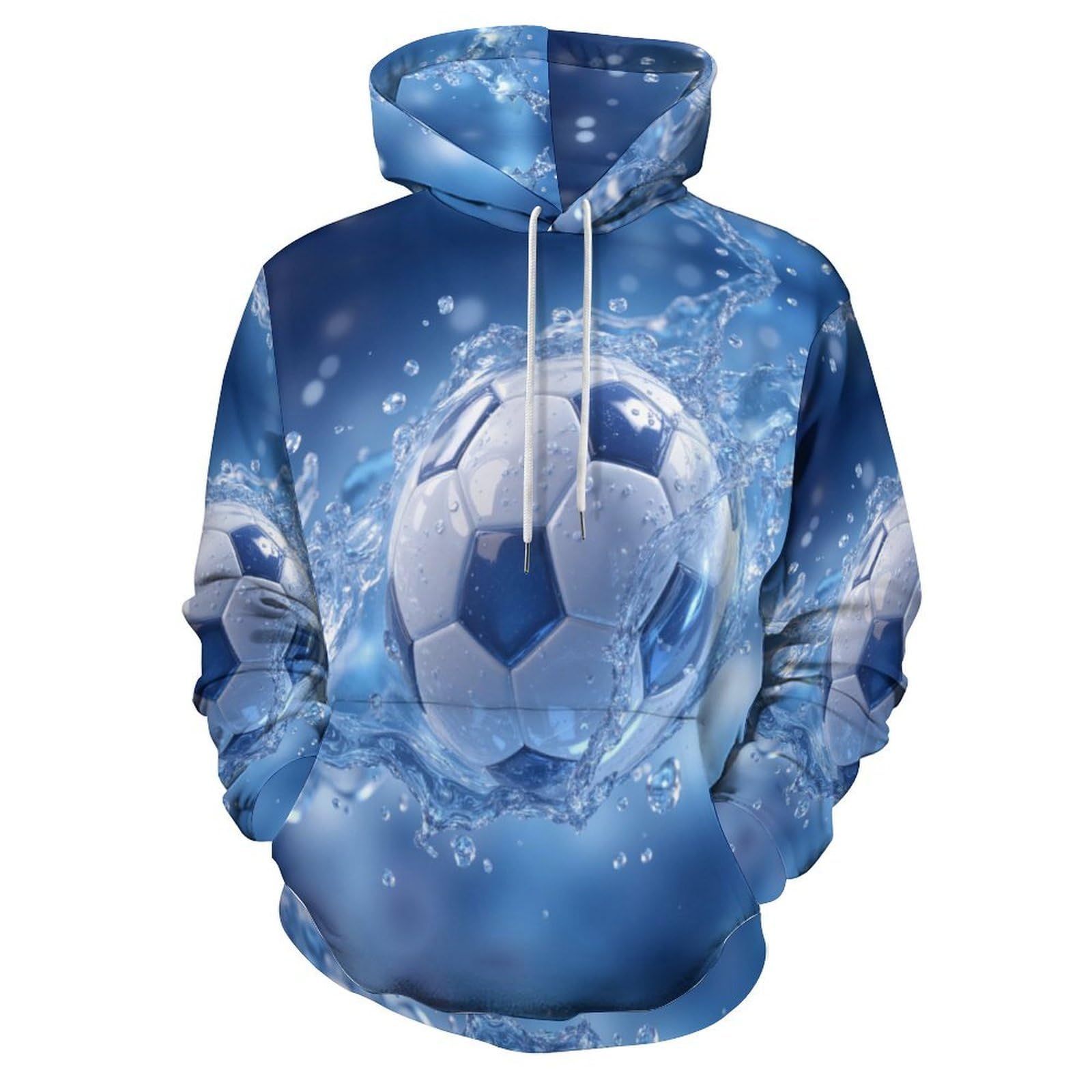 Sweatshirt 3D fantasy football splash pull pour vos sorties - 7