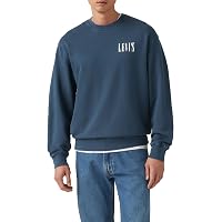Levi's Felpa da Uomo Relaxd Graphic Crew, 0pen Finish TBD 13