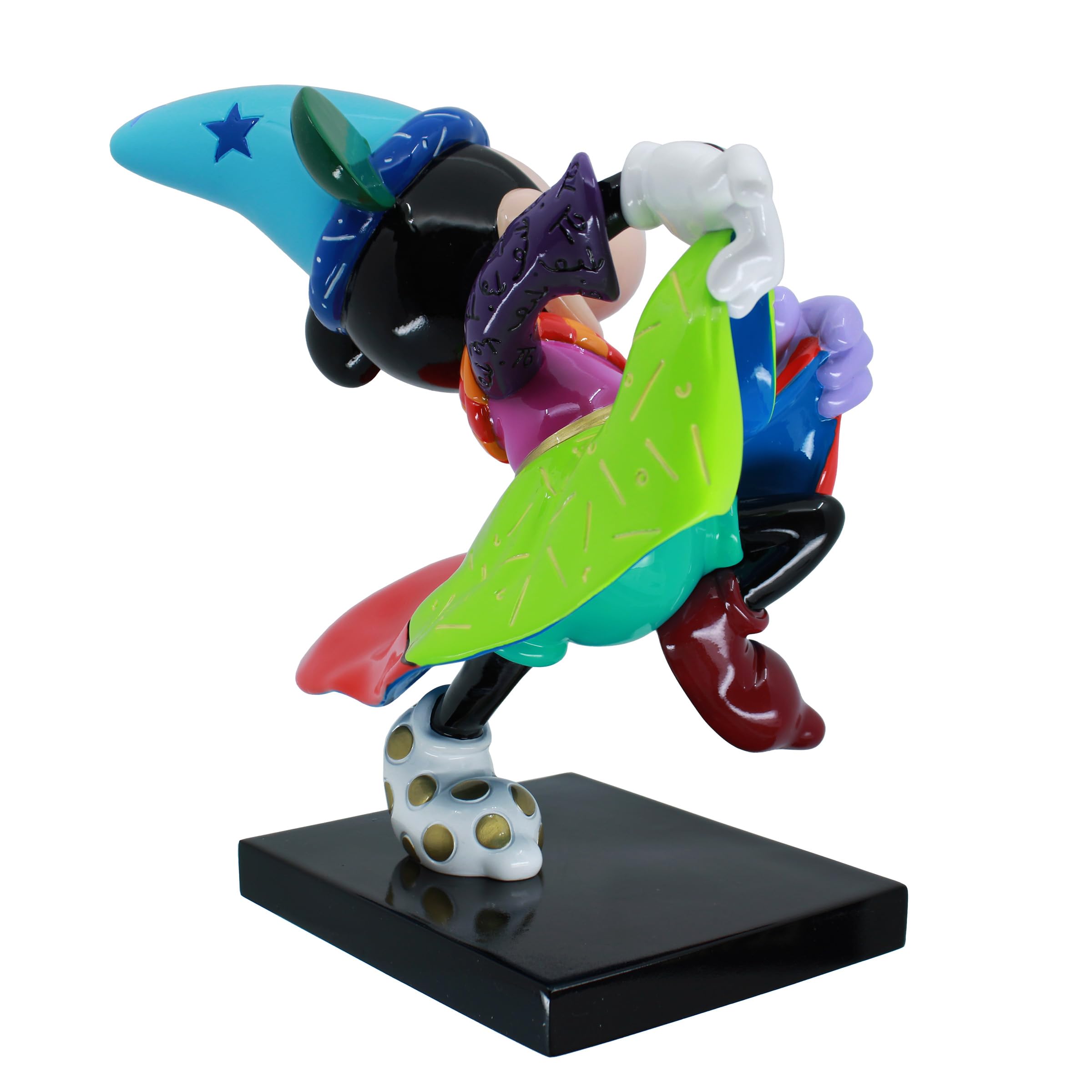 Enesco Disney Britto Fantasia Sorcerer Mickey Mouse Figurine, 8 Inch, Multicolor