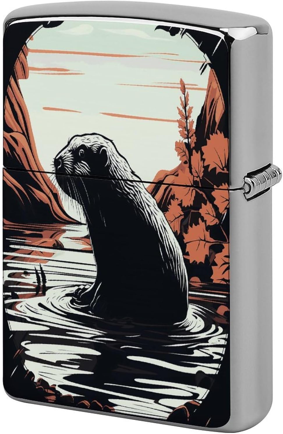 Black Beaver Lighter Case Cover Lighter Shell