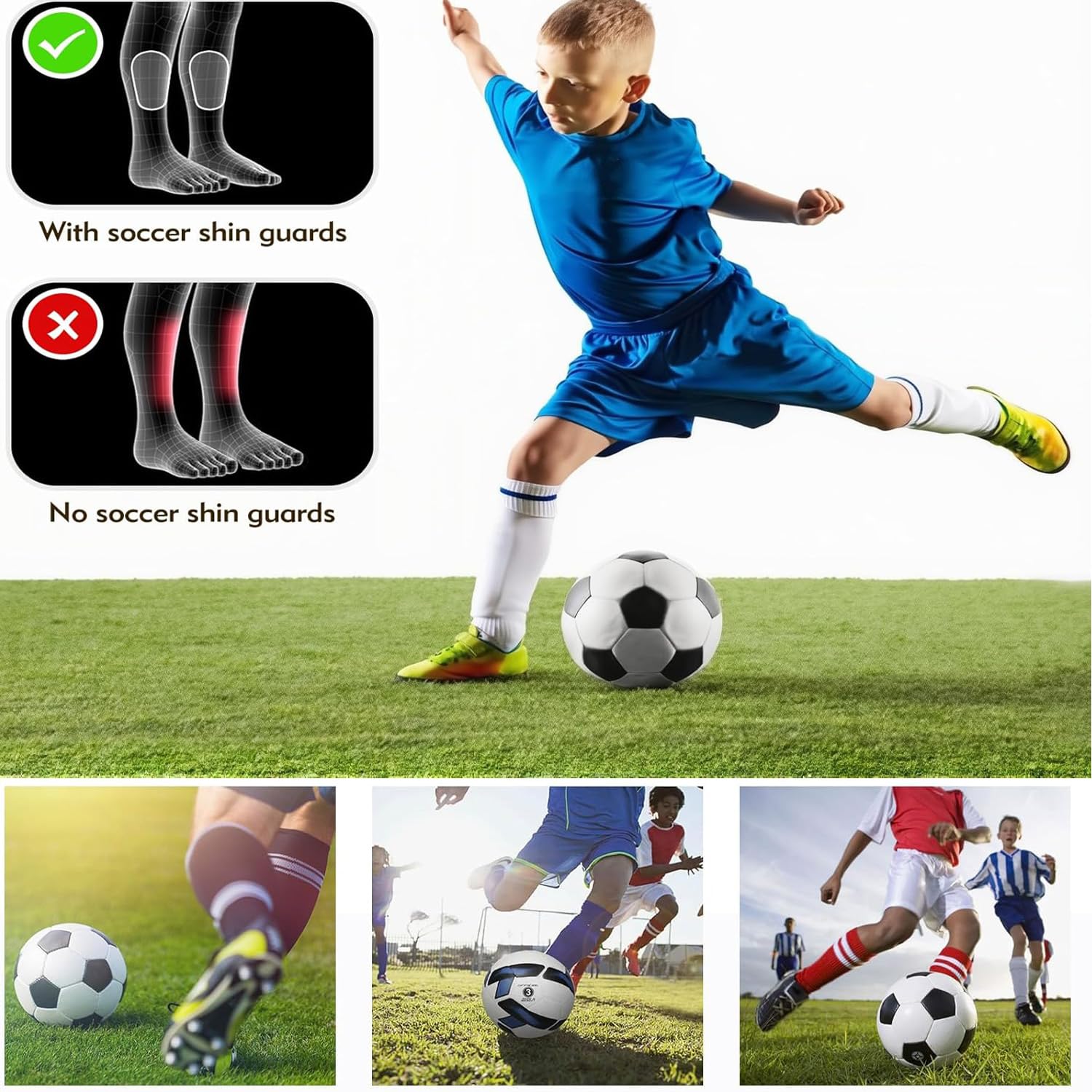 MESIO 2 Piezas Mini Espinilleras de Fútbol, Espinilleras Pequeñas, Espinilleras Ergonómicas, Accesorios de Protección de Fútbol para Las piernas, Espinilleras Niños, Jóvenes y Adultos