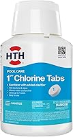 Vista 8 de HTH 42049 Pool Care Tabletas de Cloro de 1", Desinfectante de Piscina con Clarificador Añadido - Elimina Bacterias y Algas, Hace que el Agua Esté
