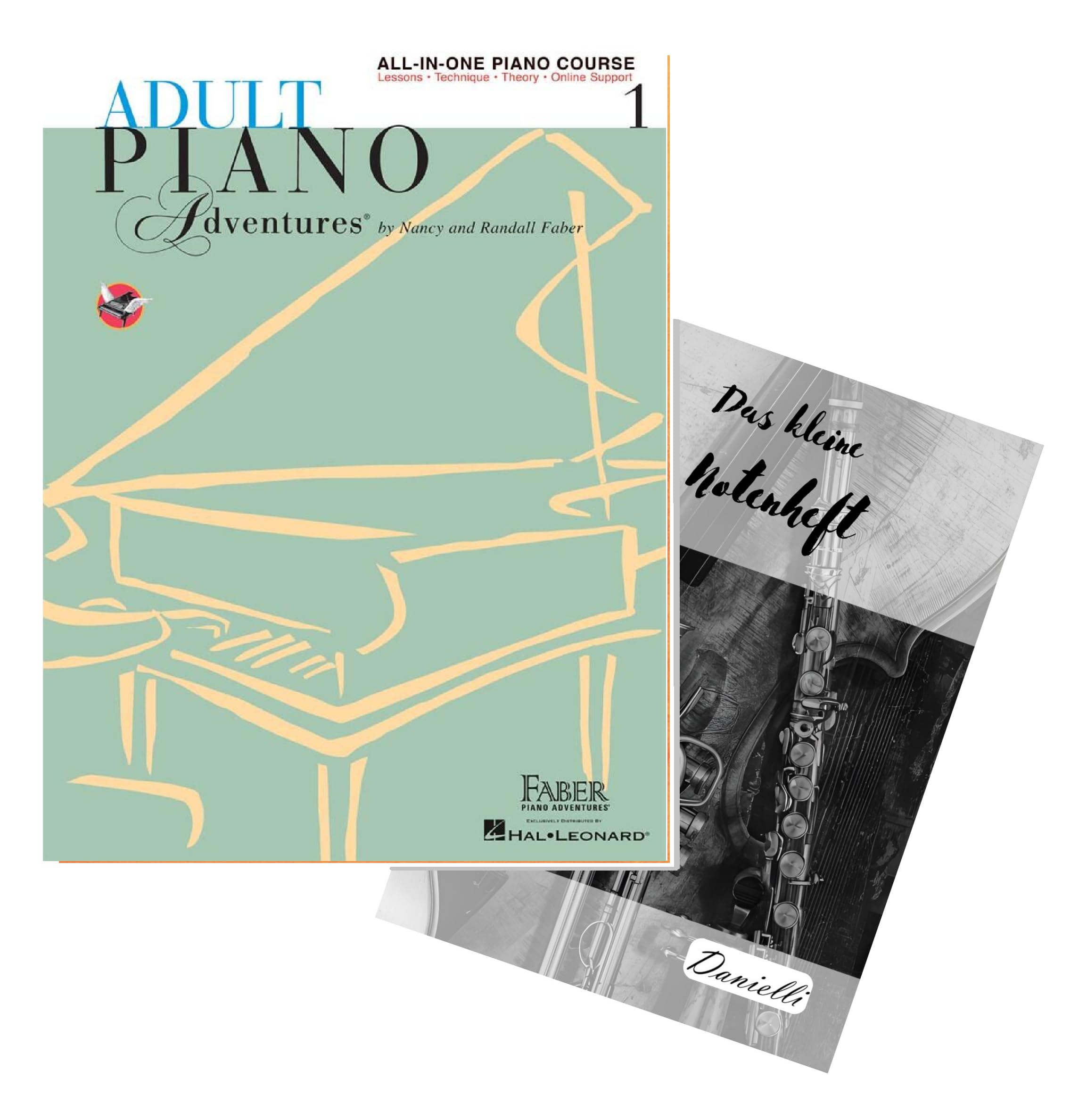 Nancy Faber: Adult Piano Adventures All-In-One, Klavierschule für Erwachsene (engl.) Band 1, Ausgabe in Ringbindung mit Online-Audio und Notenheft (Noten/sheet music) 9781616773021, HL00420242