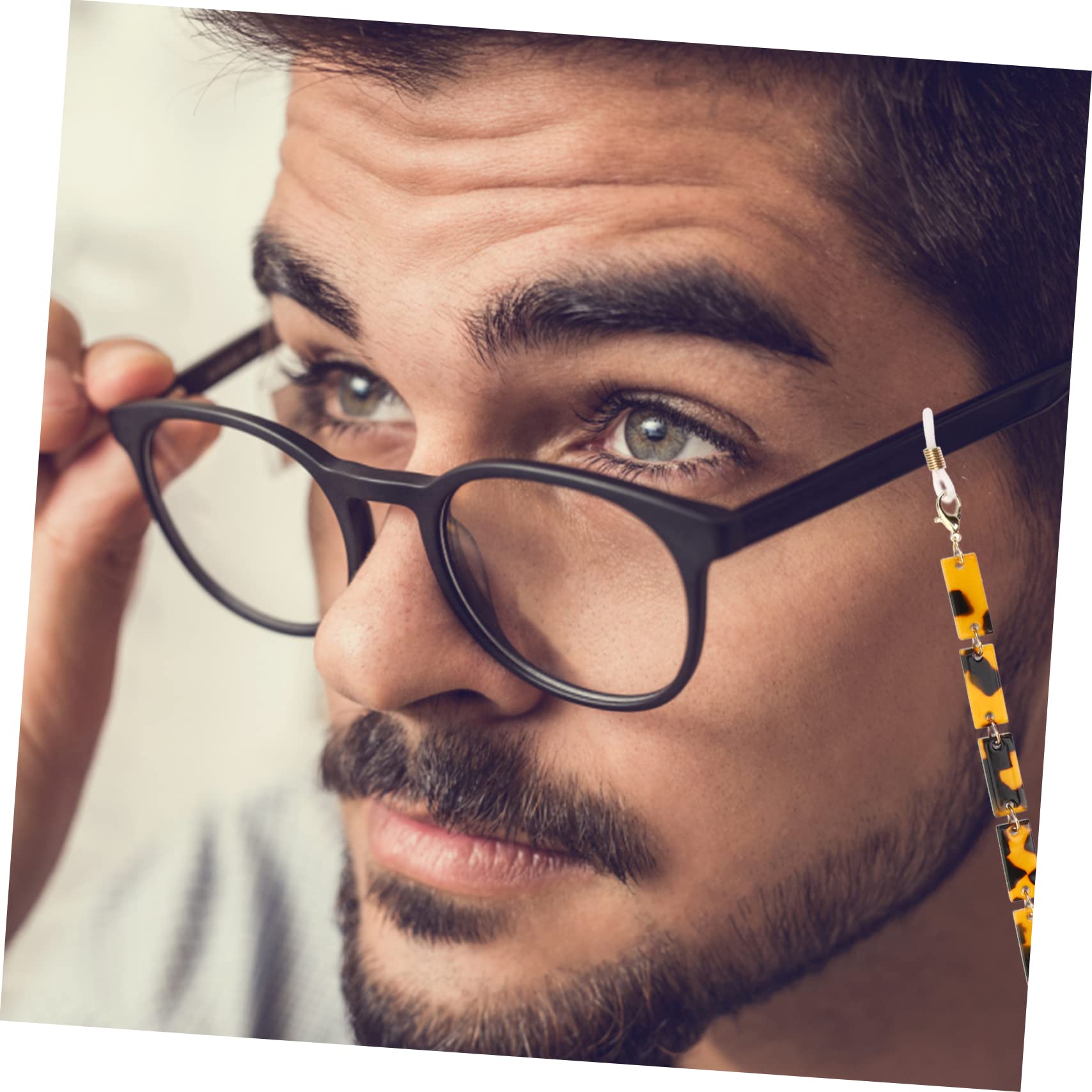 SHERCHPRY 5 Piezas cadena de gafas cordón de cara cordón de gafas diario Gafas de sol gafas sol gafas para niños monturas de gafas collar de anteojos correa antideslizante para gafas Cobre