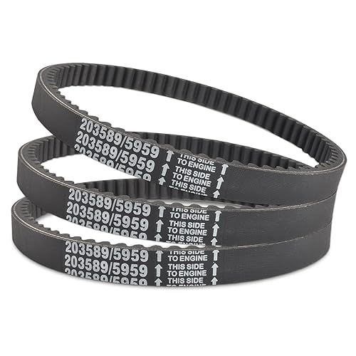 3 piezas correa de transmisión serie 30 Go Kart convertidor de torque de reemplazo compatible con Manco 5959 / Comet 203589