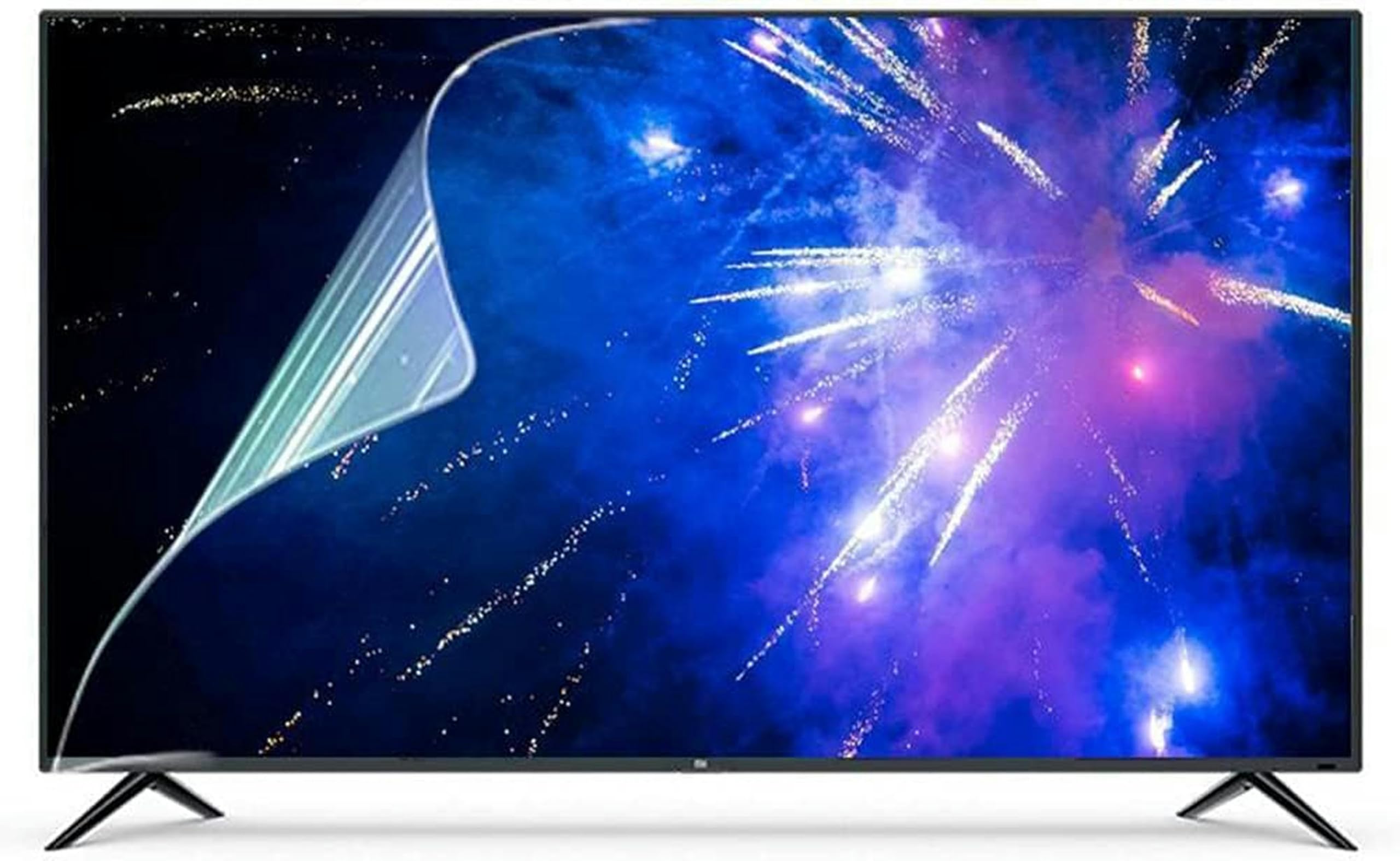 Folia Ochronna Na Ekran Telewizora Antyodblaskowa/Antyrefleksyjna/Antyniebieskie Światło/Matowa, Odporna Na Zarysowania, Blokuje Szkodliwe Promieniowanie Niebieskie I Chr,39 Inches(856x478mm)