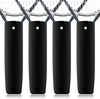 Blueweenly 4-Pack Tennis Racket Grip Covers - Non-Slip Canvas Handle Wraps for Durable Protection & Firm Grip