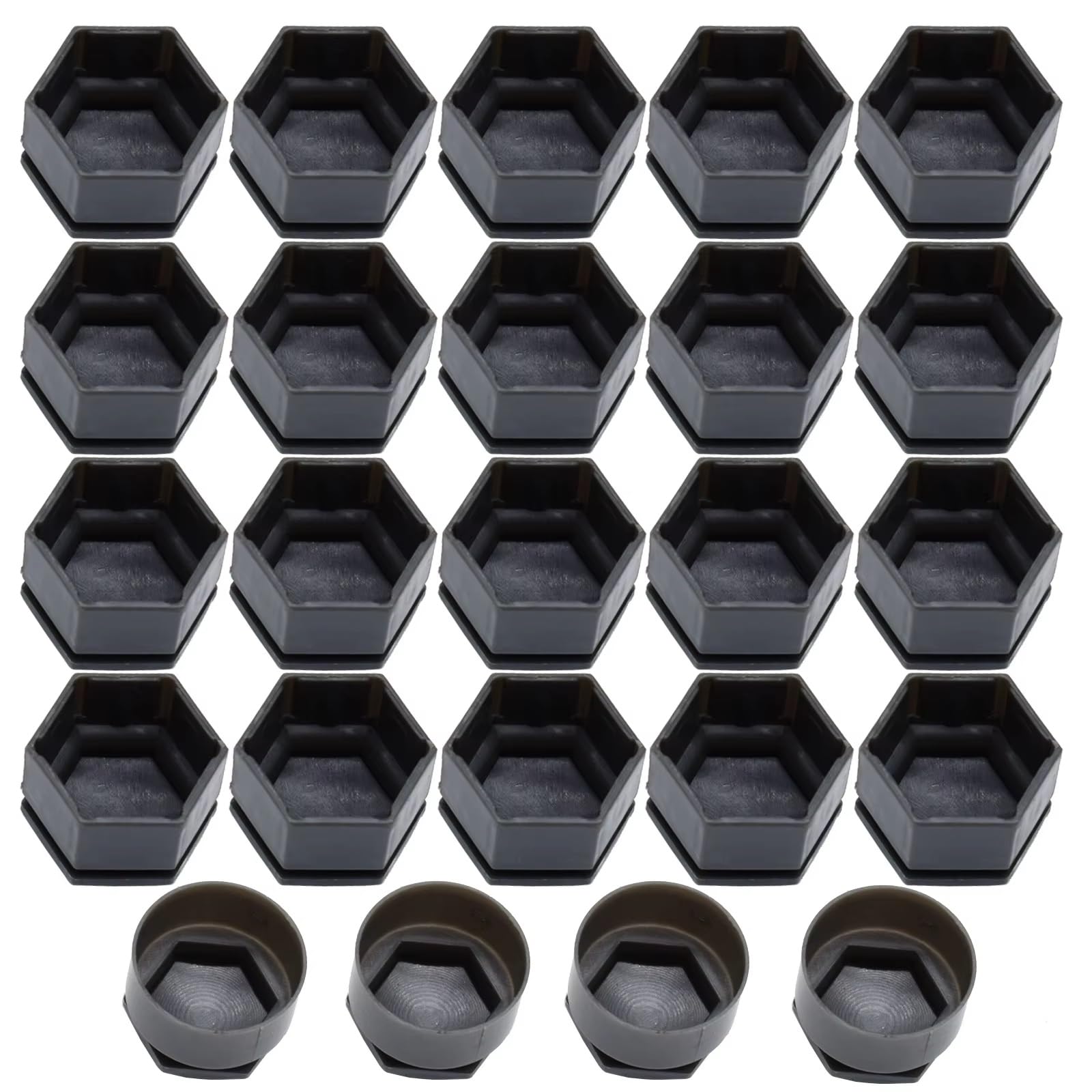 Tornillos de rueda de 22 mm con tapa protectora gris para Opel Insignia 6