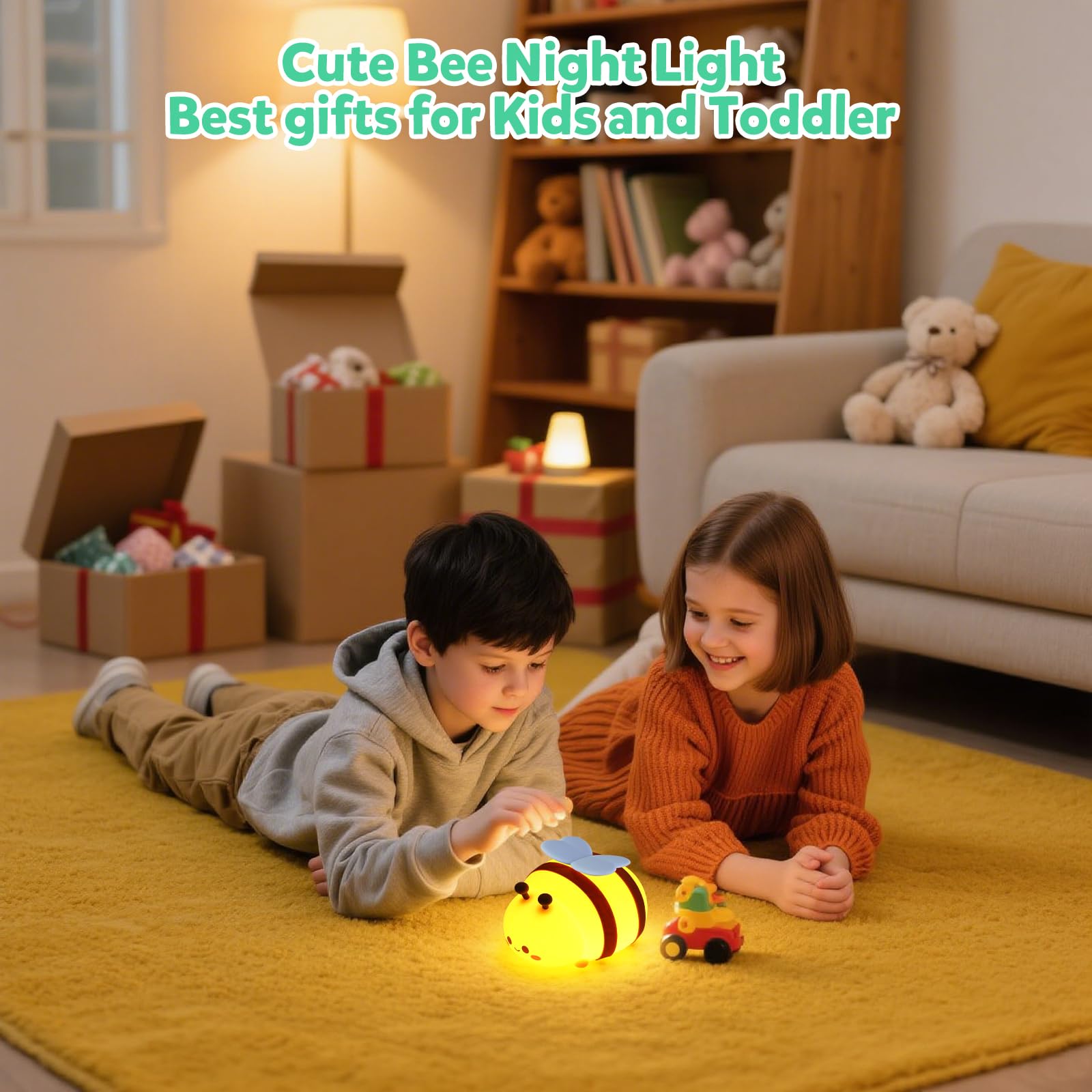 Bee Silikon Nachtlicht Touch Sensor Perfekt für Geburtstage, Babypartys