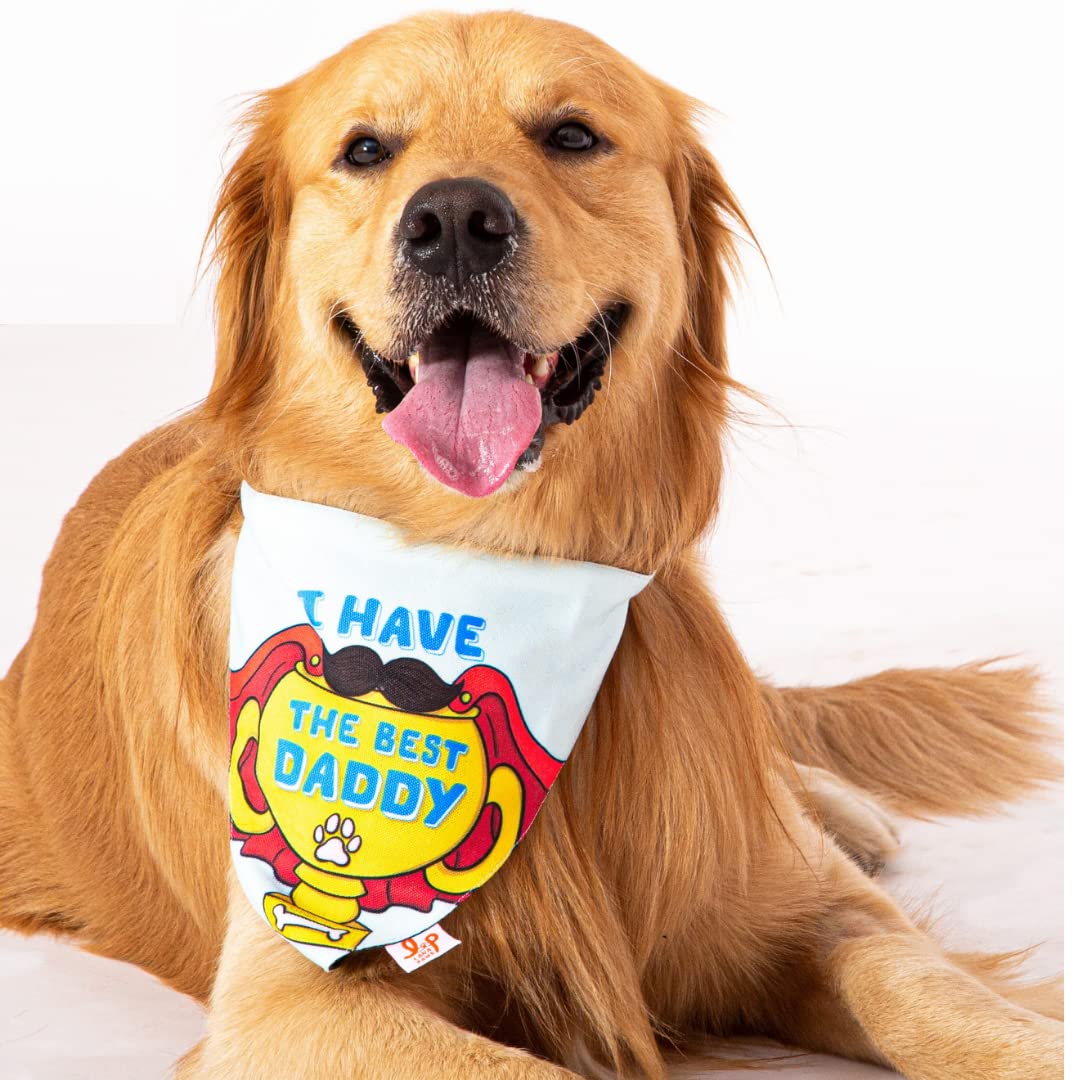 Lana Paws I Have The Best Daddy Dog Bandana Scarf (S-M) (B0829QTN5Y) Amazon Price History, Amazon Price Tracker