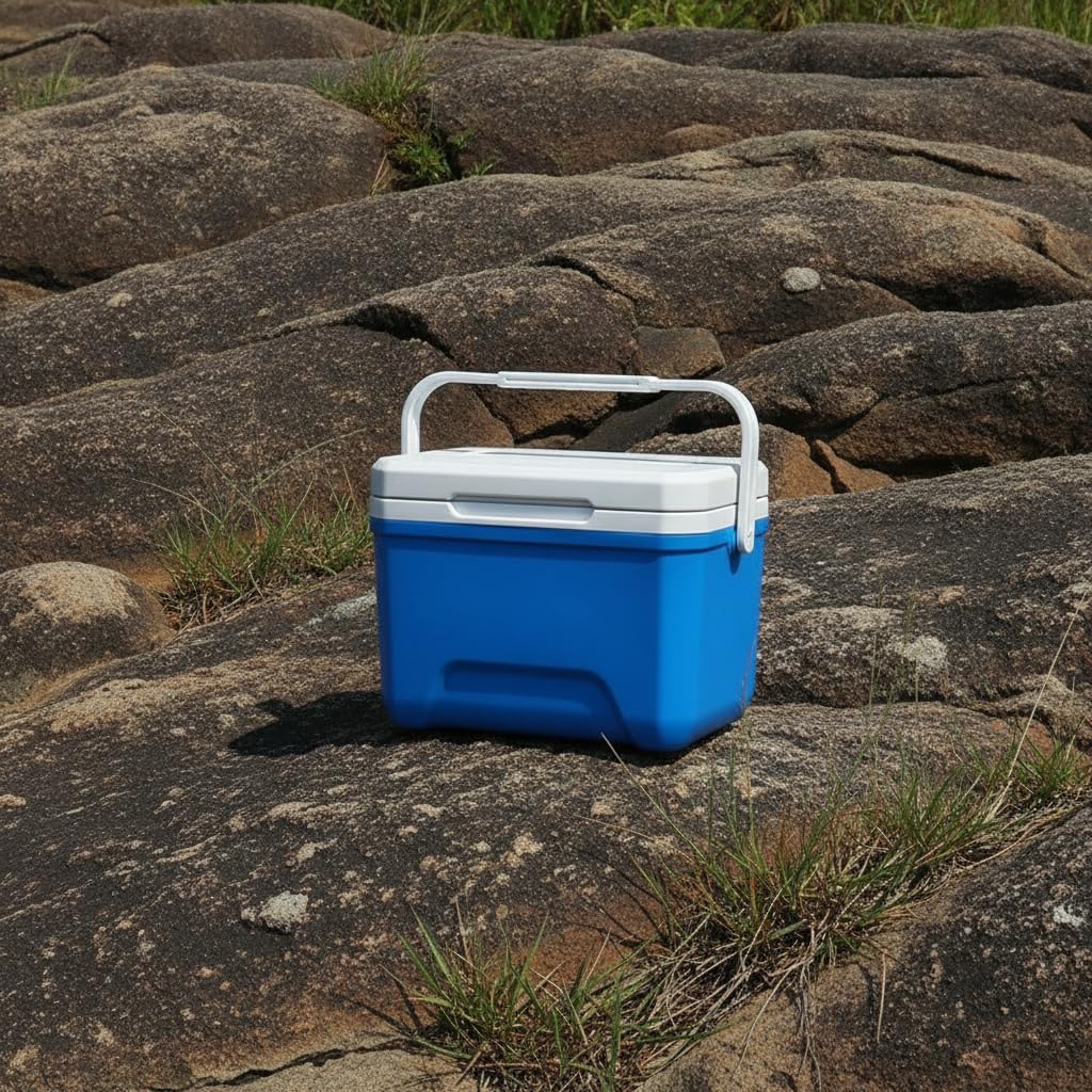 Glacière Portable Chaud PE, Matériau PP résistant, Caisse Transport, pour Les journées Plage, pour