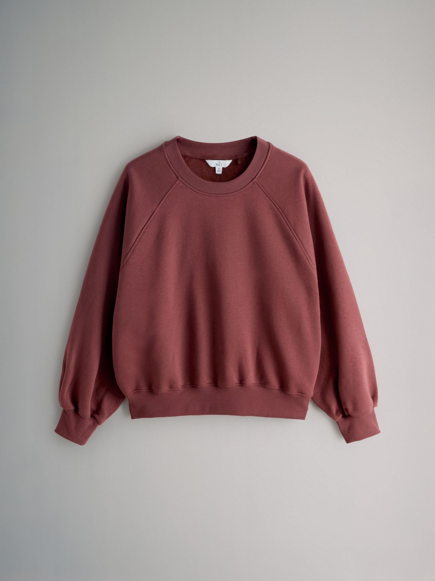 THE SET Femme Pull à Manches Raglan, Lot de 2 | Coupe standard