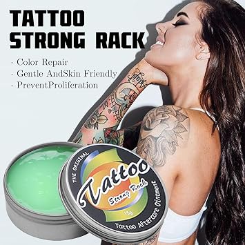 2PCS Tattoo Body Moisturizer Tattoo Care Cream Moisturizes, Brightens and Enhances Color Daily After Tattooing