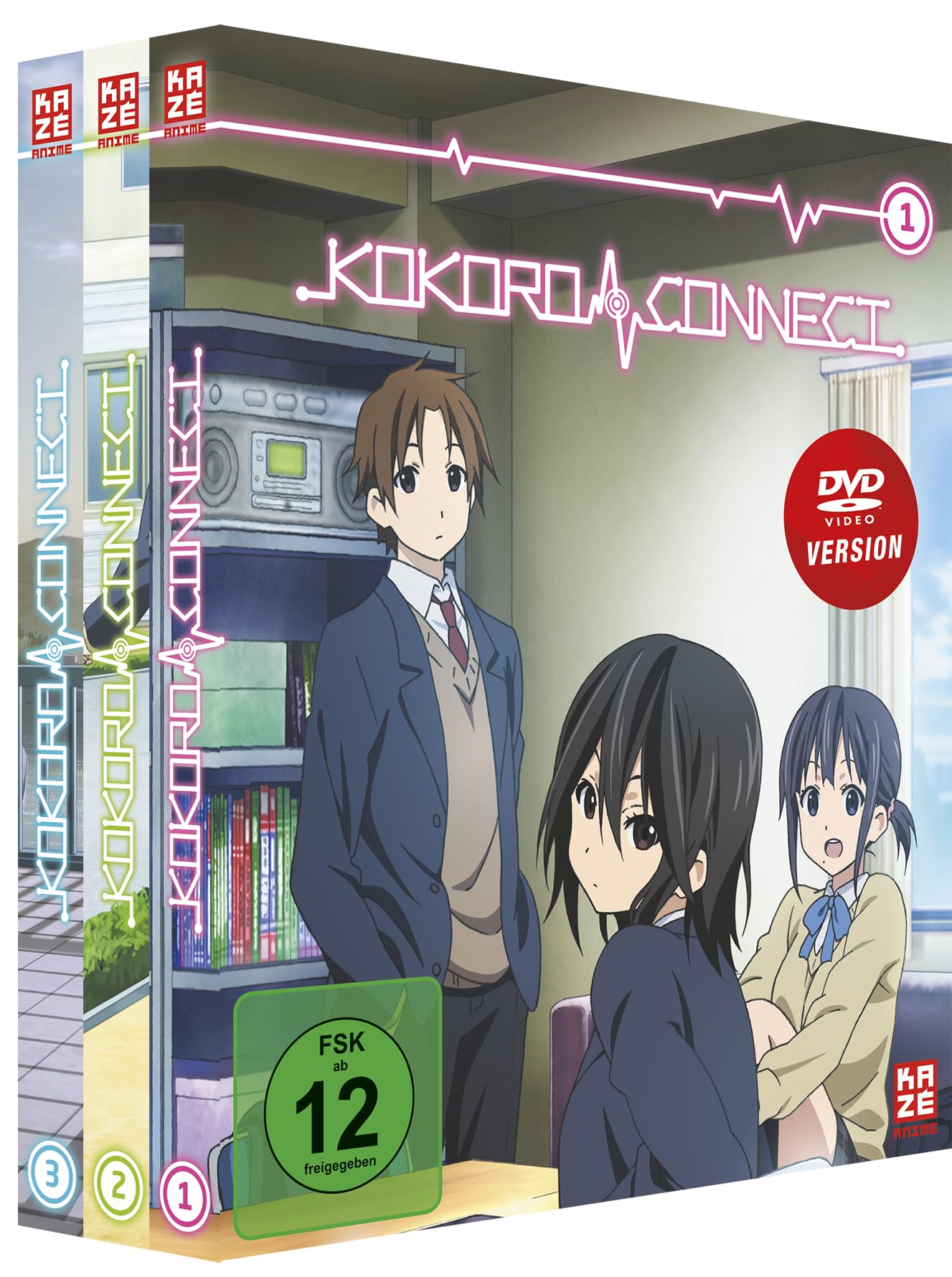 Kokoro Connect - Gesamtausgabe - Bundle - Vol.1-3 - [DVD]