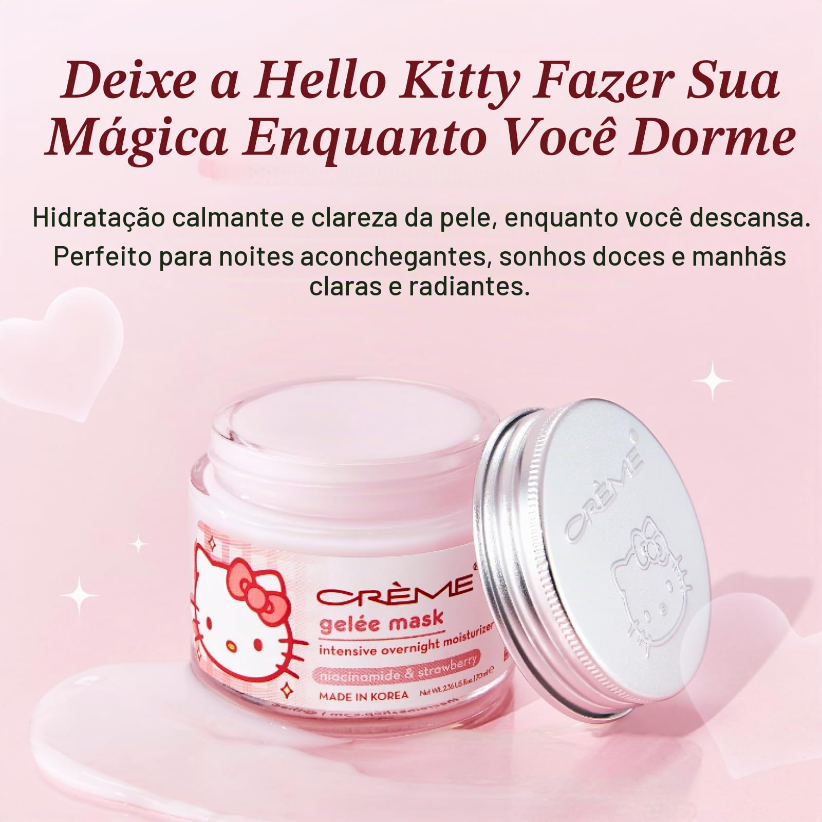 The Crème Shop Máscara Gelée Hello Kitty Klean Beauty™ | Amazon.com.br