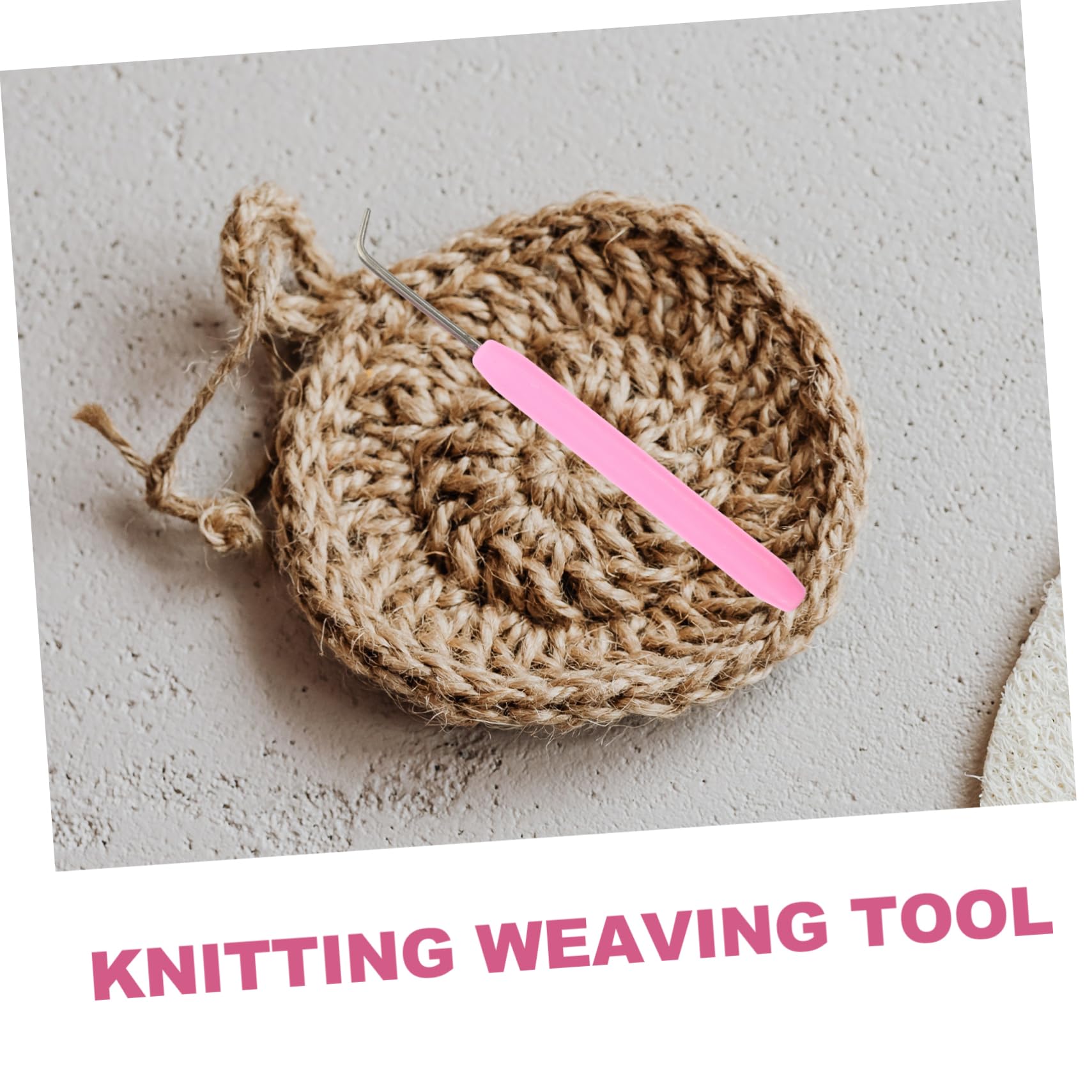 HAPINARY 2 Sets Double-Head DIY Knitting Tool Spool Loom Knitter Yarn Kit Plastic Knitting Machine Easy to Use for Home Crafting