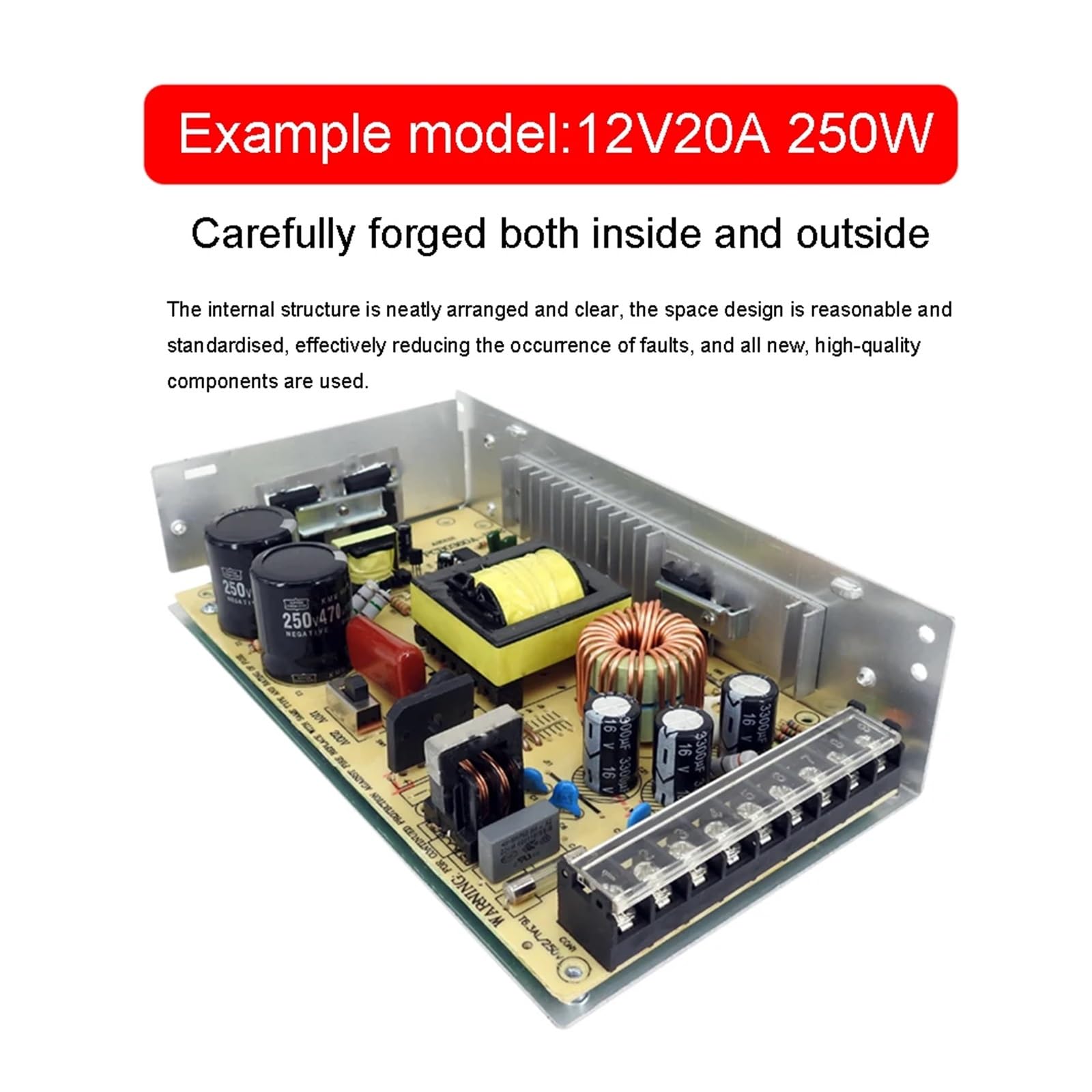 NAK Alimentation LED 60W 60W Alimentation à Découpage LED Bande Pilote éclairage IP68 Niveau De