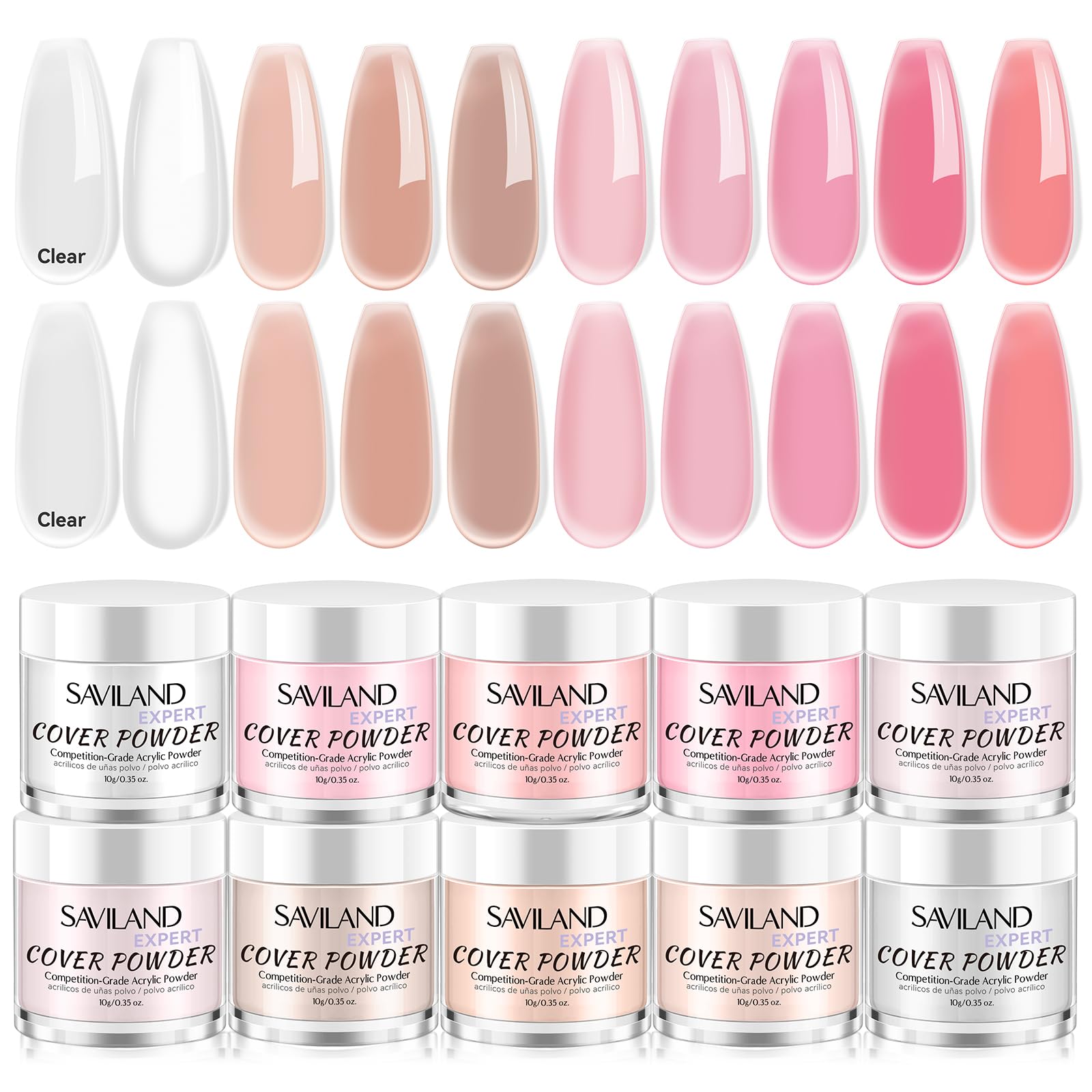SAVILAND Acrylic Nail Powder Set for Nail Art