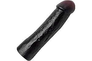 Lebrawn Extra Large Penis Extender Sleeve, Black (ad601)