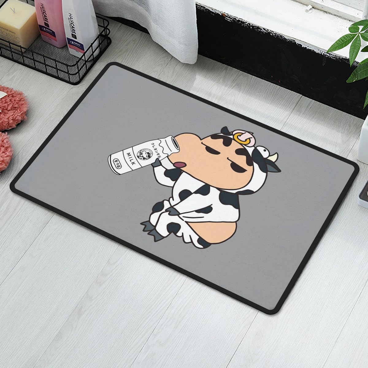 クレヨンしんちゃん バスマット 約60cm x 40cm Amazon | クレヨンしんちゃん 玄関マット 屋外 室内 屋内 ドアマット