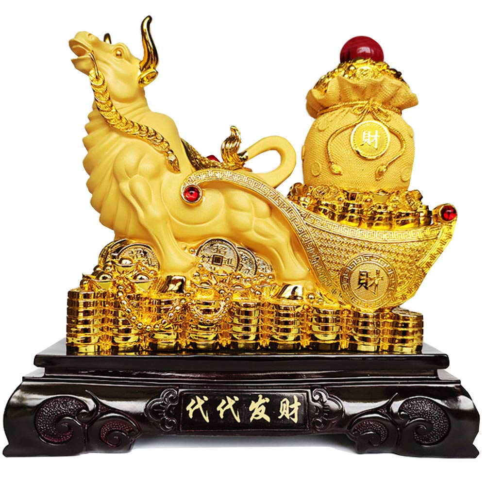 Cadeaux d'affaires Feng Shui statue de taureau symbole de gentillesse et travail