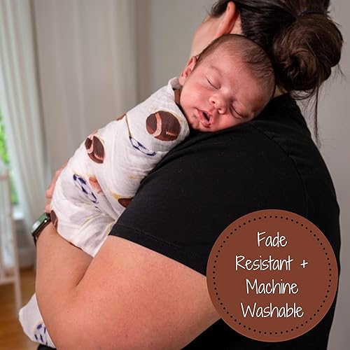 Miniatura 67 de LollyBanks Manta de muselina de 100 % muselina de algodón para bebés, niños, 47 x 47 pulgadas, suave y acogedora para recién nacido, esencial