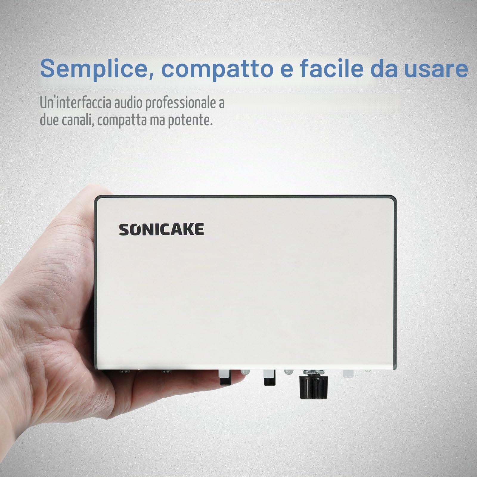 Sonicake Audio Interface professionale a doppio canale preamplificatore analogico con gamma dinamica e distorsione modellata digitale effetti DSP Sonic Cube II