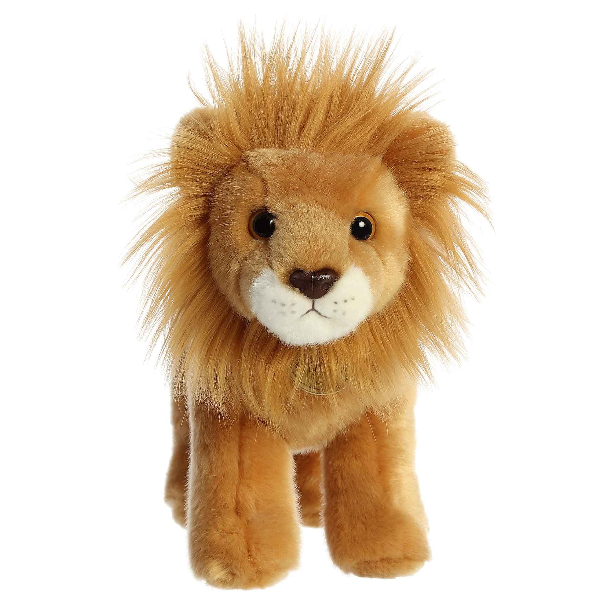 Aurora(r) Adorable Miyoni(r) Lion Stuffed Animal - Lifelike Detail - Cherished Companionship - Brown 10 Inches - Image 2