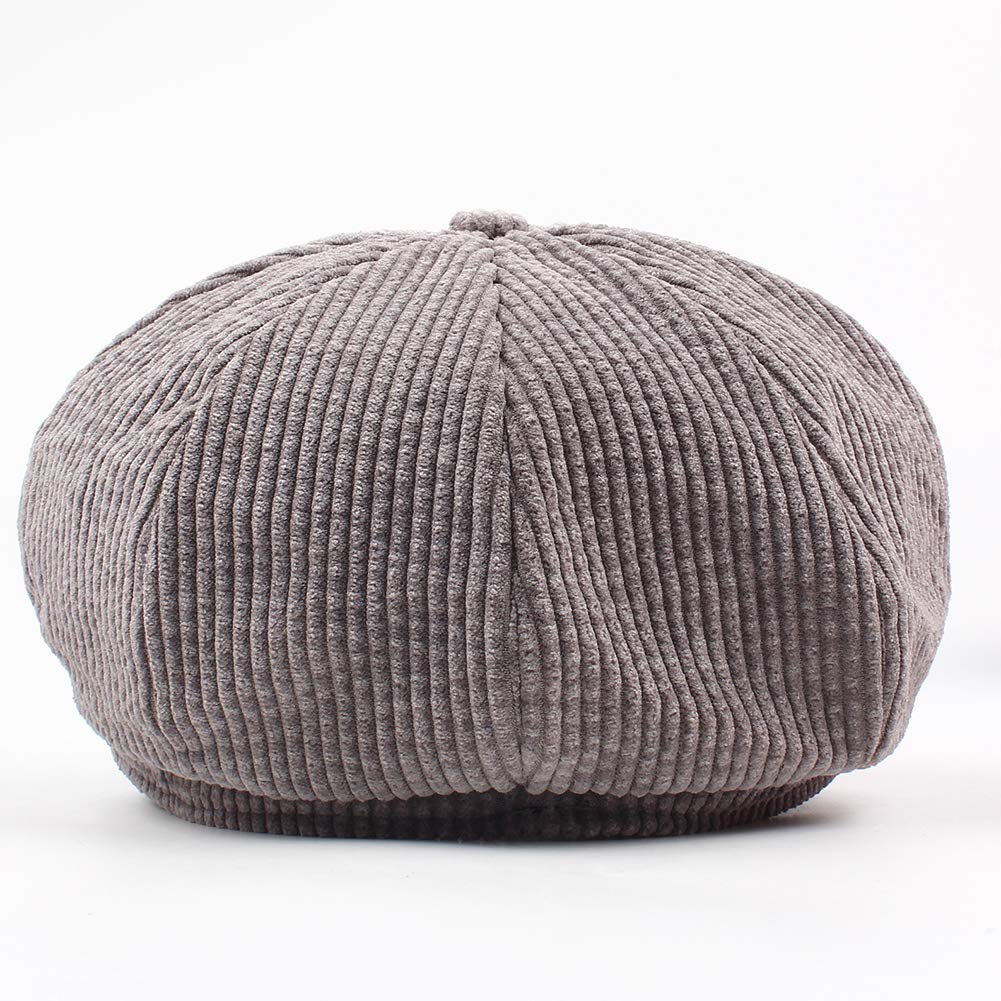 Wegener Damen Cordschirmmütze Gefüttert - Übergangsmütze In Brauntönen Größe 56