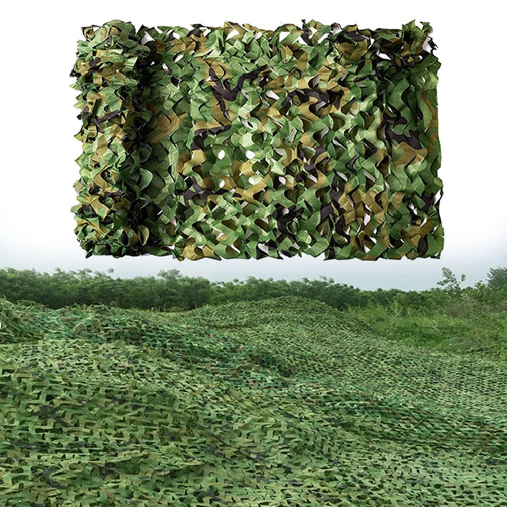 One Color Durable Camo Nets Camouflage Netting 4M 2.5M 6M 8M 12M 15M 1.5M 20M For Military Sunshade Camping Shooting Hide(Size:3x5 M)