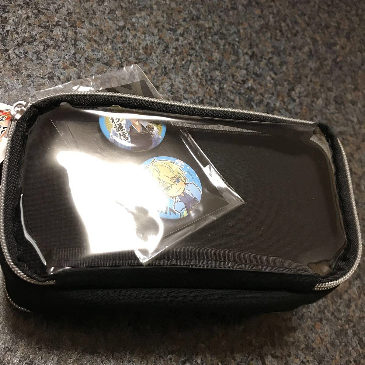 ４種セット　イケメン戦国　ペンポーチ　缶バッジ付き Amazon.co.jp: イケメン戦国 上杉謙信 缶バッジ 付き ペンポーチ