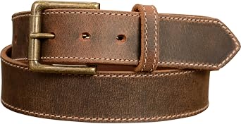 Bullhide Belts Mens USA Made Leather Belt for Casual 1.50" Wide