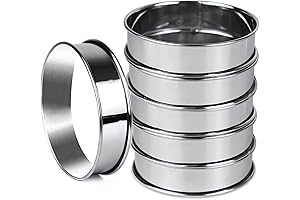 Versatile 6-Piece Cookie Rings for Effortless Baking