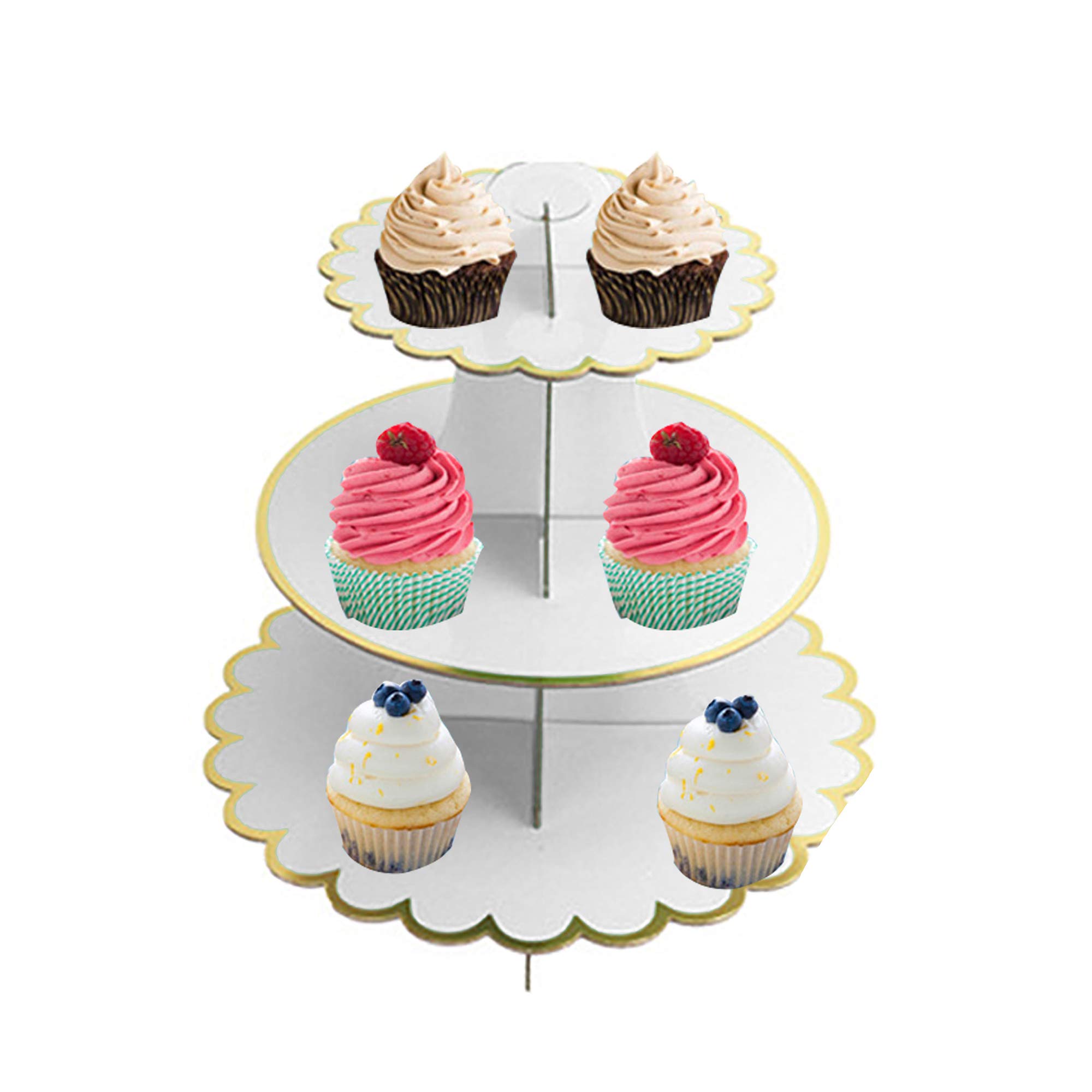 Accessori Feste Compleanno Supporto Cupcake Magico 3 Livelli - Tema Gufo  Delle Nevi Per Feste Cartone Robusto, image size:2000x2000