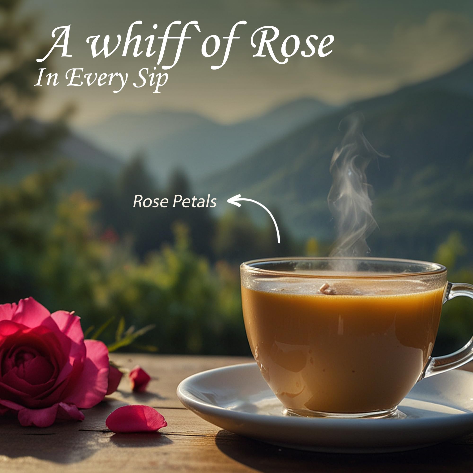Haritima Chaiwala Ki Chaipatti Rose Tea Perfect Blend of Assam Black Tea and Rose Petals Aromatic Gulaab Chai Anytime beverage - 250gm Each (Pack of 2) 4