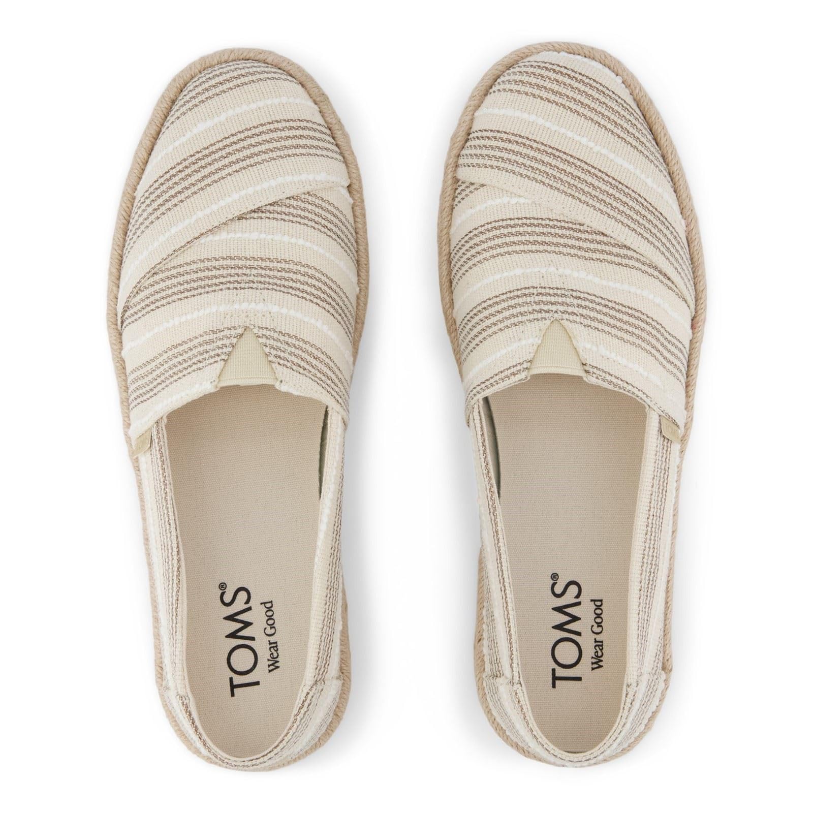 TOMS Damen Espadrilles Alpargata Rope 2.0 10023038 Natural metallic Stripe