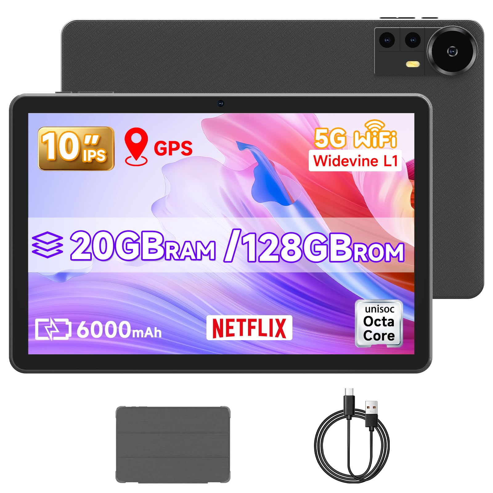 Android 15 タブレット 10インチ 818GB+128GB＋1TB拡張 Amazon.com : DIGITHINK 128GB Tablet PC 10 inch Android 15.0