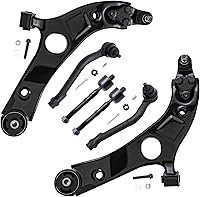 Vista 65 de Detroit Axle - Kit de extremo delantero para Chrysler 300 Dodge Charge 2011-2018 Challenger, 2 brazos de control traseros inferiores, 2 barras