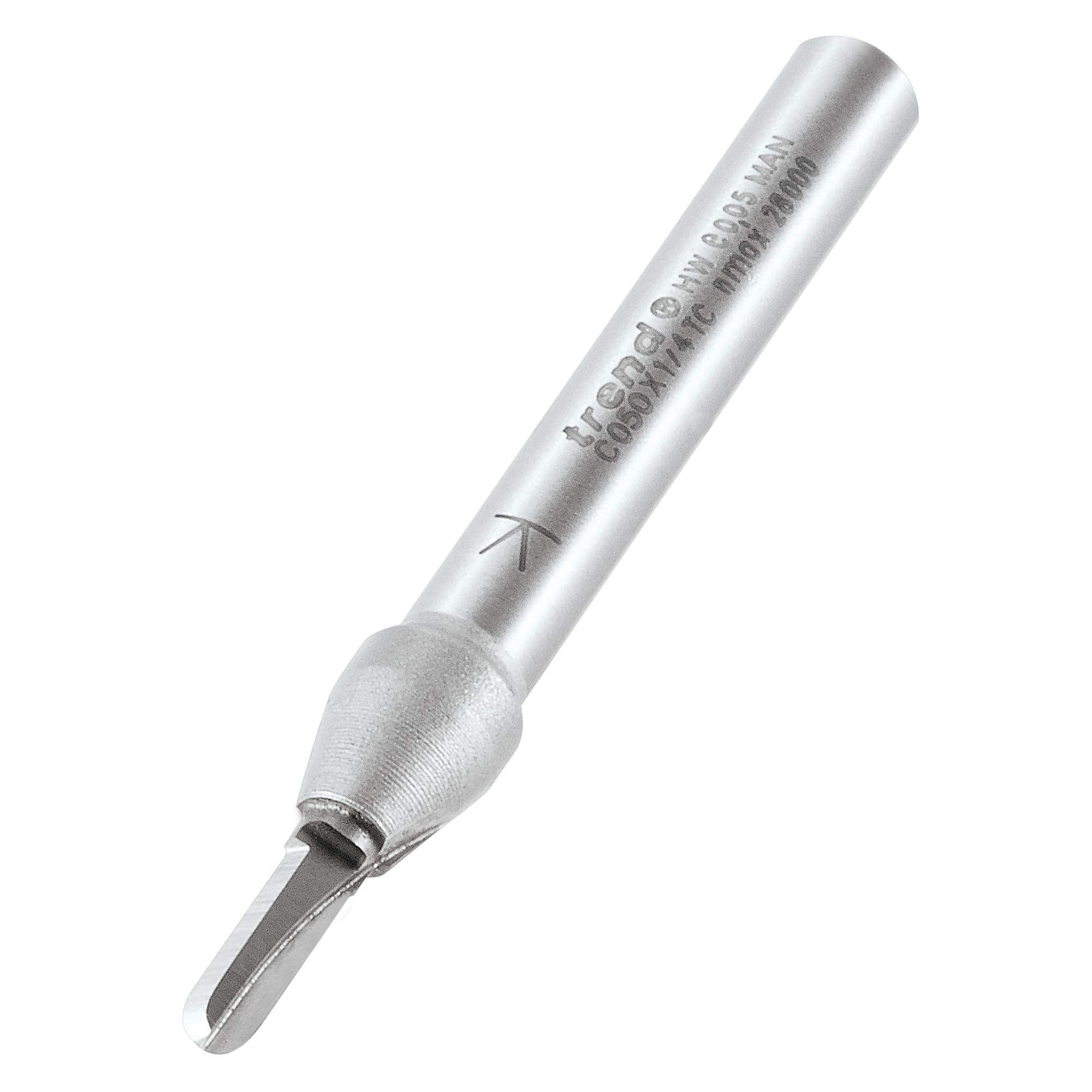 Trend Craftpro Cavetto Router Cutter, 1/4 Inch Shank, 1.6Mm Radius And 3.2Mm Cut Diameter, Tungsten Carbide Tipped, C050x1/4Tc