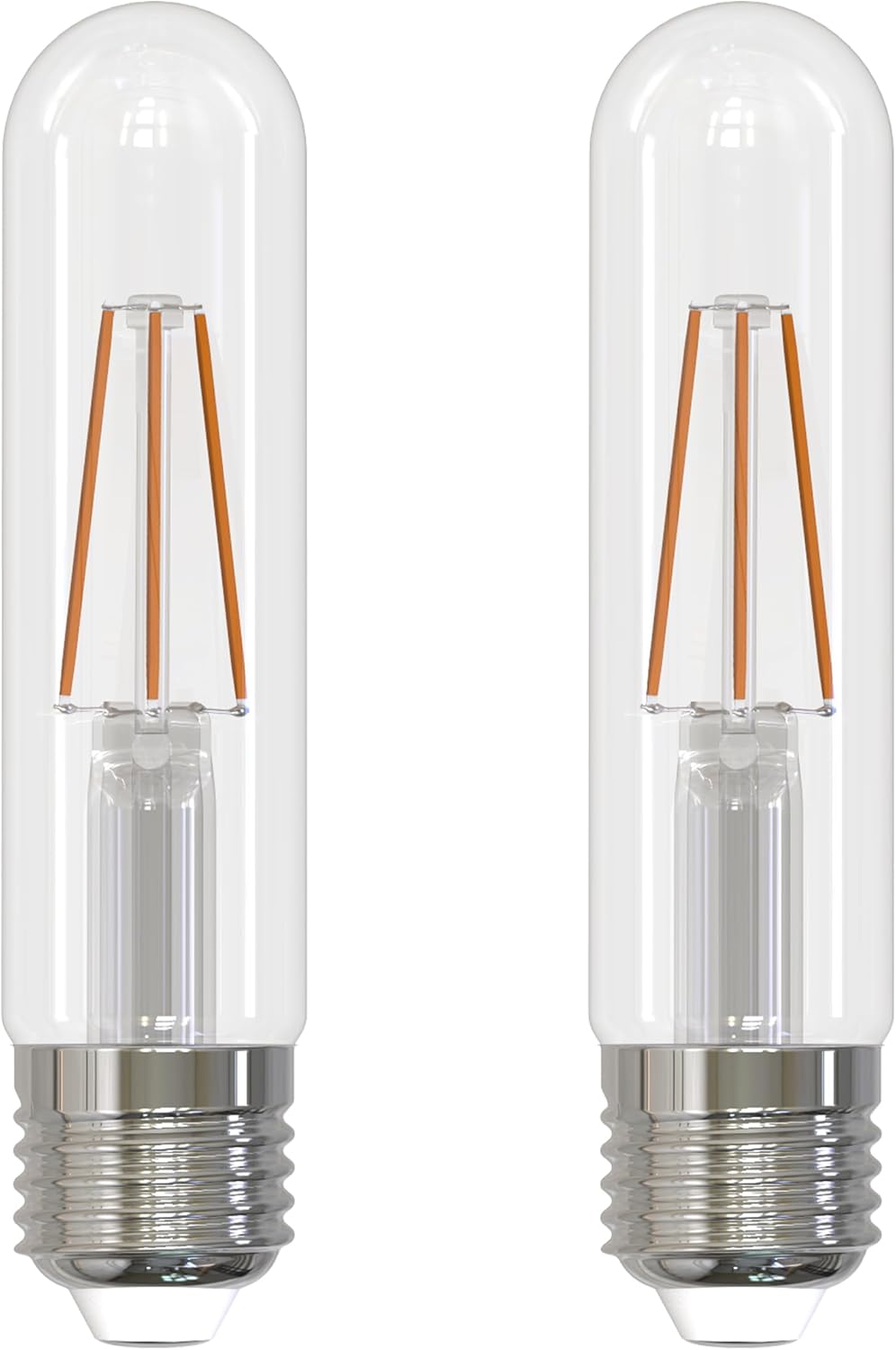 Bulbrite B60T10C 60-Watt Incandescent T10 Tubular Bulb, 120V, Clear (4)