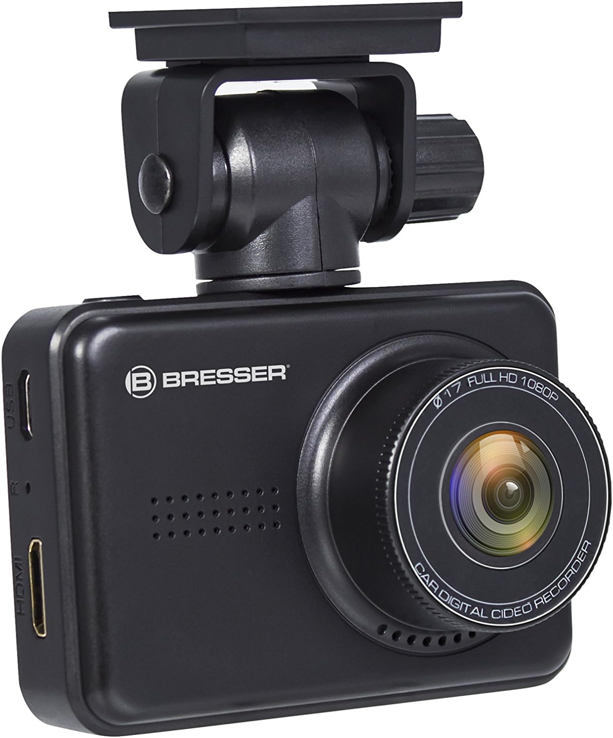 Bresser Full HD Dashboard Camera Car Camera Dash Cam 3MP with Day/Night Mode 140 Degree G-sensor