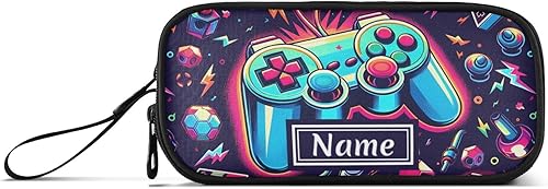 Vista 308 de Estuche para lápices de fútbol y fútbol, estuche grande para lápices para niños y niñas, compartimentos con cremallera, gran capacidad, papelería