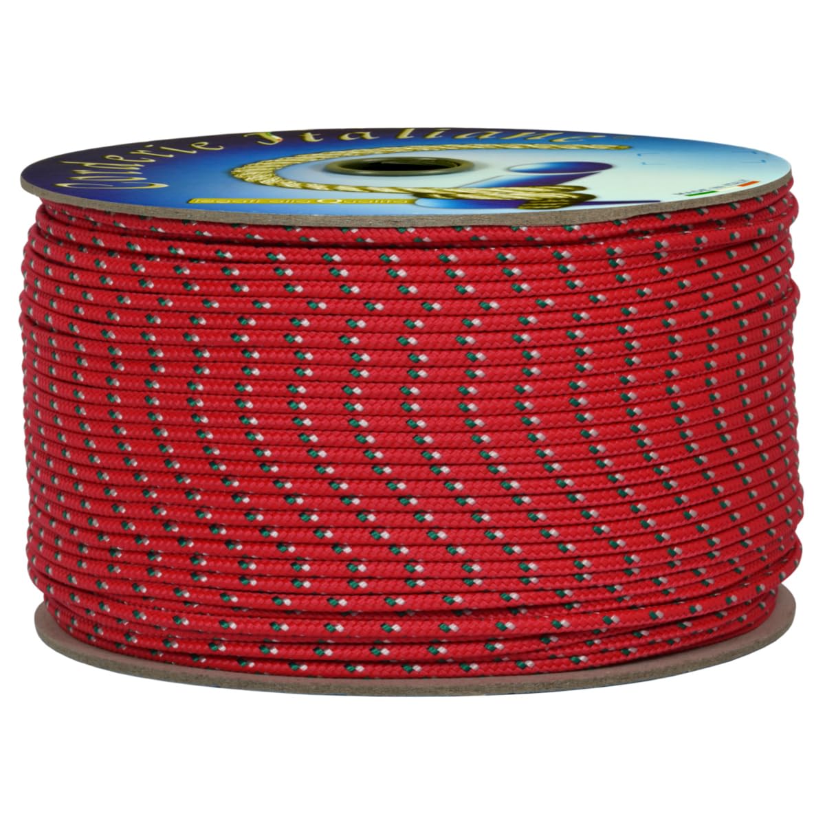 Corderie Italiane 006038504 Cordino Colorato Hobby Fantasy, Rosso, 3 mm, 40 mt