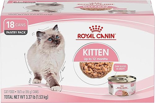Royal Canin Feline Health Nutrition - Rebanadas finas en salsa para gatos, lata de 3 onzas (18 unidades)
