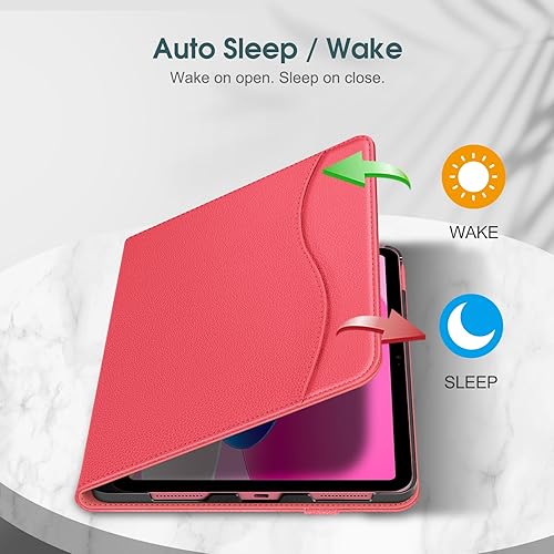 Miniatura 3 de Fintie Funda para iPad (A16) de 11 generación de 11 pulgadas (2025), iPad de 10.9 pulgadas (2022), funda protectora de visión multiángulo con