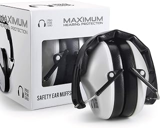 Pro For Sho 34dB Shooting Ear Protection - Special Designed Ear Muffs Lighter Weight & Maximum Hearing Protection - Pro For Sho
